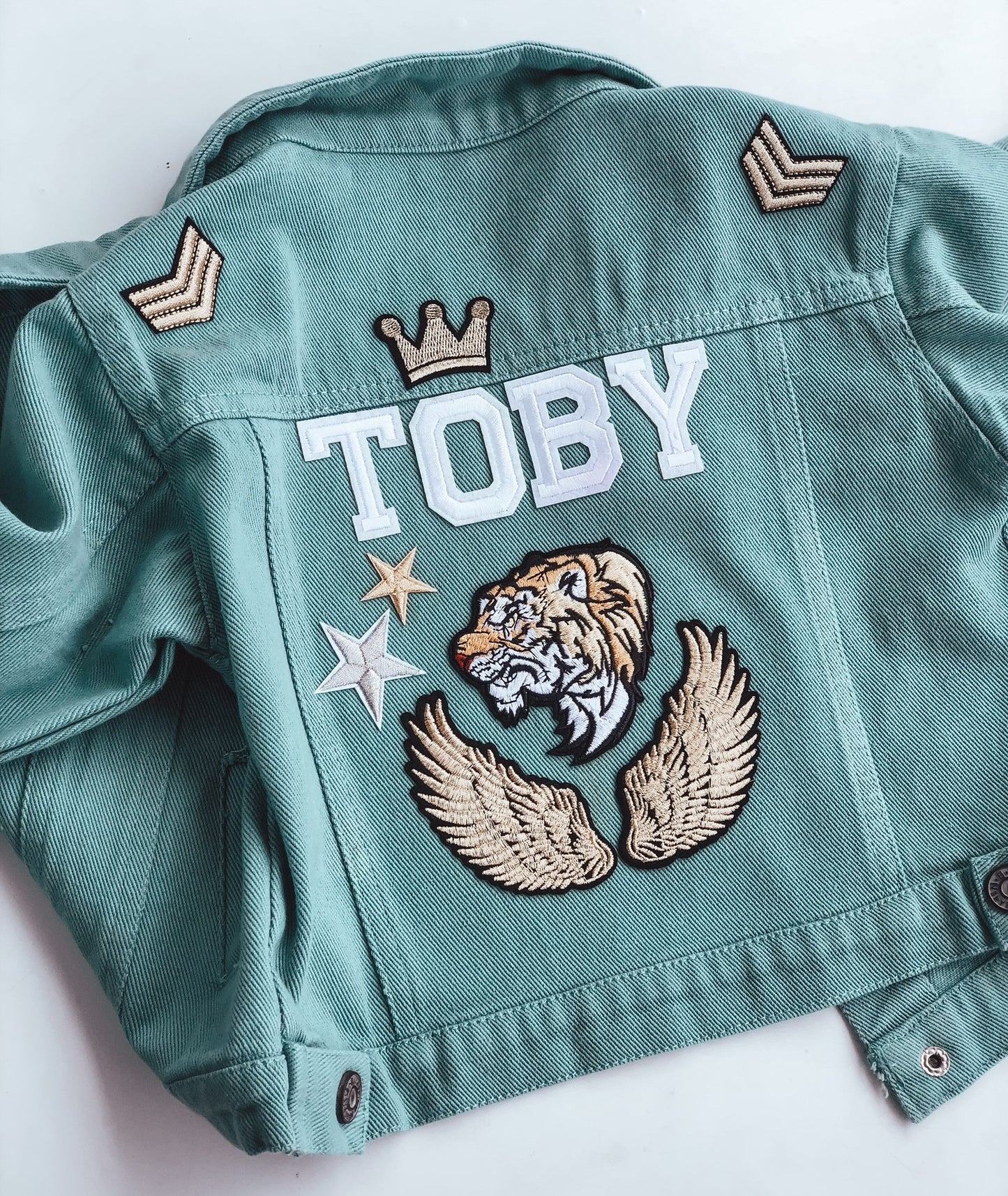 Personalised Jacket - Celeste Blue